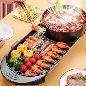 2-in-1 BBQ Grill + Steamboat